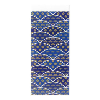 九州紙工 松竹梅シリーズ箸袋 蒼(3.4×9cm) SYO-4 1ケース(5000個(500個×10)（直送品）