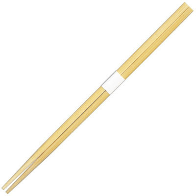 九州紙工 割箸 竹24cm角箸白帯 TK241 1ケース(3000個(100個×30)（直送品）