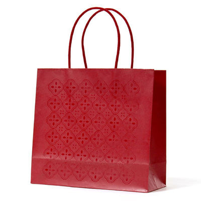 パックタケヤマ 紙手提袋 ST バンピーフラワー ロイヤルブルー XZT68402 1ケース(100個(10個×10)（直送品）