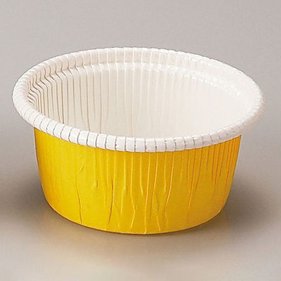 天満紙器 ケーキトレー CR-03 カールカップ(黄) 2690032 1ケース(2000個(100個×20)（直送品）