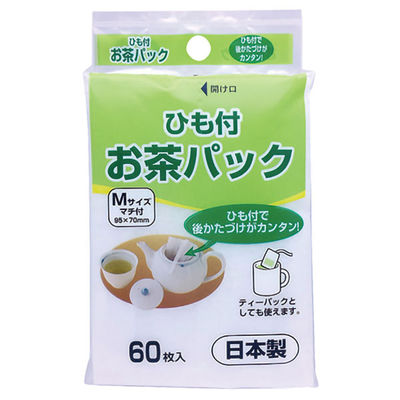 アートナップ お茶用品 ひも付お茶パックM 60枚入 KS-001 1ケース(144個(12個×12)（直送品）