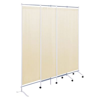 【軒先渡し】高田ベッド 3連スライドスクリーン 25297601 ベージュ TB-1565(H150CM) 1台（直送品）