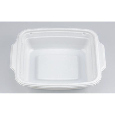 シーピー化成 弁当容器 BFランチ角386 ホワイト 本体 0144838600075 1ケース(400個(50個×8)（直送品）