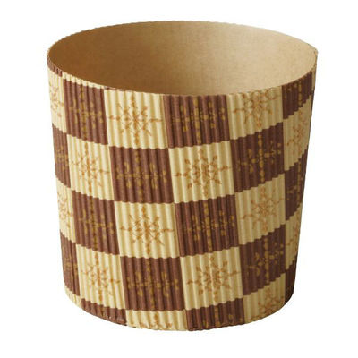 天満紙器 ケーキトレー SC850 ミニシフォンカップ(茶ブロック) 3830200 1ケース(500個(25個×20)（直送品）