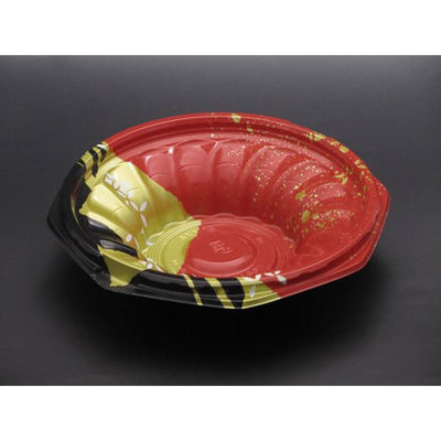 リスパック どんぶり容器 バイオデリカ このみ180B K-めいび赤 RHAL364 1ケース(600個(50個×12)（直送品）