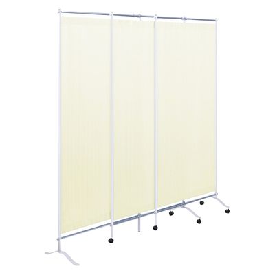 【軒先渡し】高田ベッド 3連スライドスクリーン 25297601 クリーム TB-1565(H150CM) 1台（直送品）