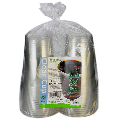 アートナップ プラコップ クリアカップ510ml 30個入 ES-207 1ケース(30個(1個×30)（直送品）