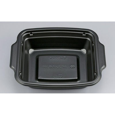シーピー化成 弁当容器 BFランチ角386 黒 本体 0144838600525 1ケース(400個(50個×8)（直送品）