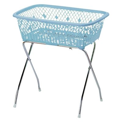 大信工業 脱衣カゴ ゴム足付 23528900 ブルー DP-10(ゴムアシツキ) 1台（直送品）