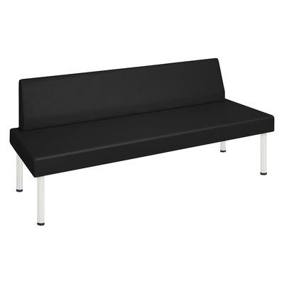 【軒先渡し】高田ベッド STスミス(01) 25298000 ビニルレザー黒 TB-1489-01(100X72CM) 1台（直送品）