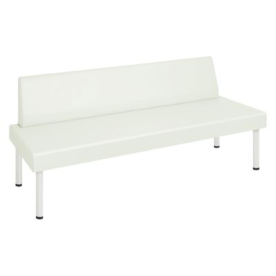 【軒先渡し】高田ベッド STスミス(01) 25298001 ビニルレザー白 TB-1489-01(120X72CM) 1台（直送品）