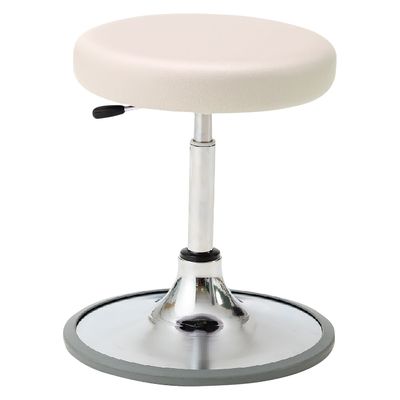 松吉医科器械 マツヨシ クランケチェア(背なし) 25301701 クリームイエロー MY-N3235RB(プロテクターツキ 1台（直送品）