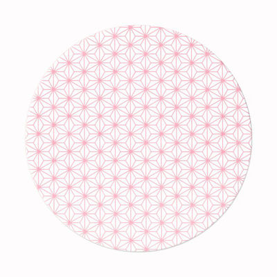 九州紙工 HANAシリーズコースター麻の葉クッション紙丸型(90×90mm 厚み1mm) CO-4 1ケース(5000個(100個×50)（直送品）
