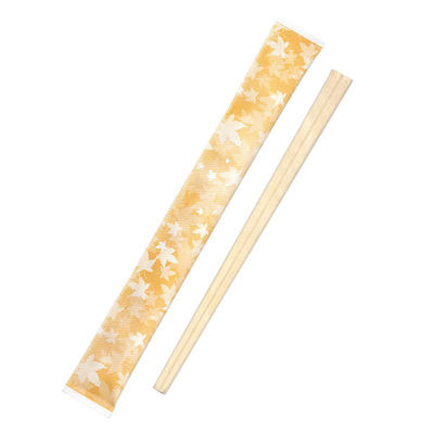 九州紙工 割箸 もみじ完封箸植林元禄箸21cm 楊枝入り SK-2 1ケース(4000個(100個×40)（直送品）