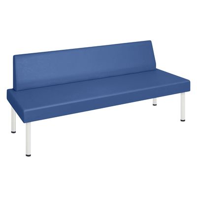 【軒先渡し】高田ベッド STスミス(01) 25298001 ビニルレザーメディブルー TB-1489-01(120X72CM) 1台（直送品）