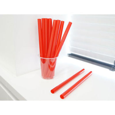 裸タピオカストロー13φ×210mm赤110本 00426496 1ケース(20個(1個×20))（直送品）
