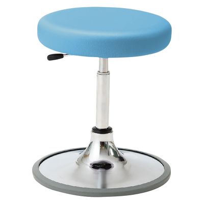 マツヨシ クランケチェア(背なし) 25301701 ライトブルー MY-N3235RB(プロテクターツキ) 1台（直送品）