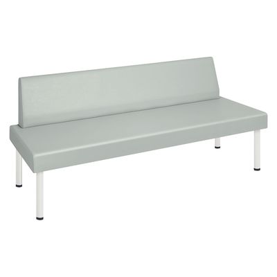 【軒先渡し】高田ベッド STスミス(01) 25298000 ビニルレザーグレー TB-1489-01(100X72CM) 1台（直送品）