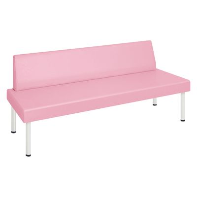 【軒先渡し】高田ベッド STスミス(02) 25298003 ビニルレザーピンク TB-1489-02(180X72CM) 1台（直送品）