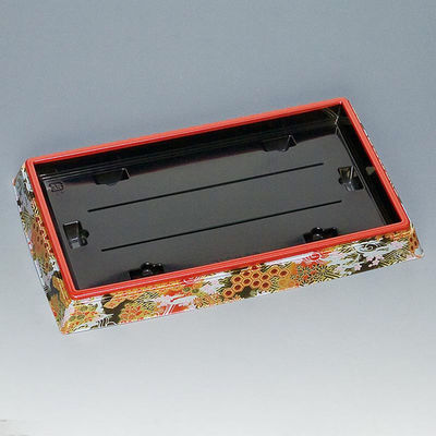 福助工業 寿司桶 新角桶310H ひとえ赤 00524023 1ケース(160個(10個×16)（直送品）