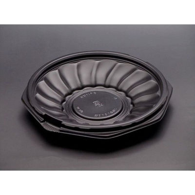 リスパック どんぶり容器 バイオデリカ このみ180B浅 黒 RHAL341 1ケース(600個(50個×12)（直送品）