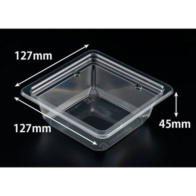 リスパック フルーツ容器 バイオニュート キューブ13-45B PYBA110 1袋(50個)（直送品）