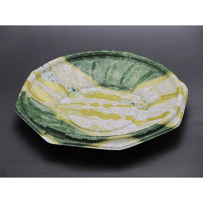 リスパック どんぶり容器 バイオデリカ このみ200B浅 K-さがら緑 RHAL565 1袋(50個)（直送品）