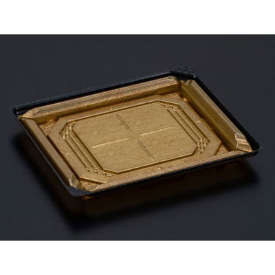 リスパック 刺身容器 バイオPET 美枠 20-17B 箔おし金 FAPV371 1袋(50個)（直送品）