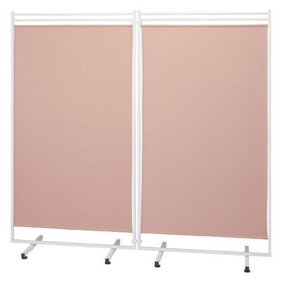 西村製作所 抗菌衝立スクリーン アミカルW 固定式衝立 25352501 ピンク 1台（直送品）