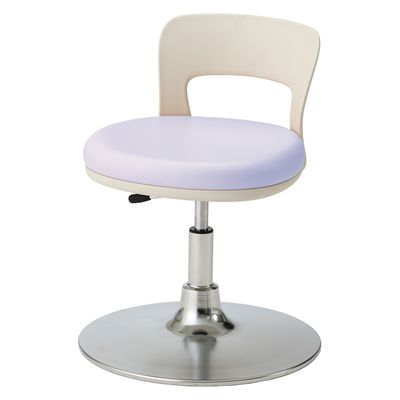 松吉医科器械 マツヨシクランケチェア(背付)ワイド 25301800 ラベンダー MY-N3270R 1台（直送品）