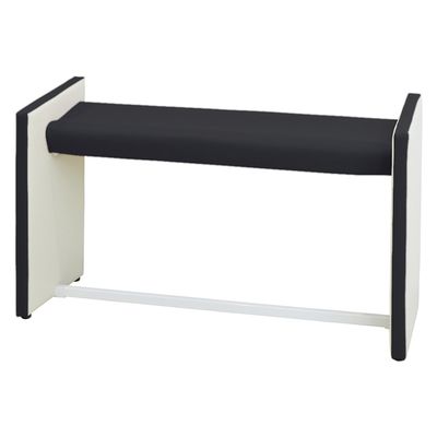 【軒先渡し】マツヨシ 待合室用ハイチェア W1500mm 25329602 ネオブラック MY-MHH15(W1500MM) 1台（直送品）