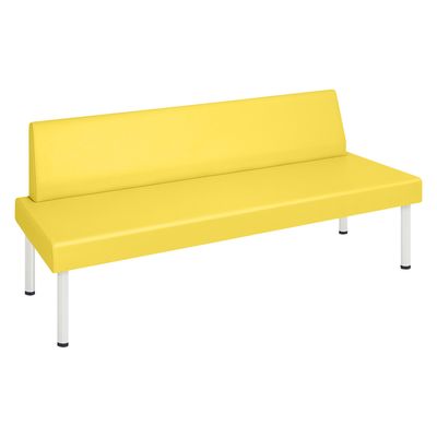 【軒先渡し】高田ベッド STスミス(02) 25298002 ビニルレザーイエロー TB-1489-02(150X72CM) 1台（直送品）