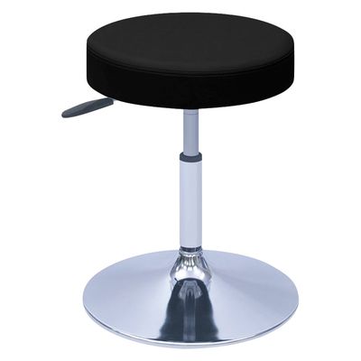 【軒先渡し】高田ベッド G型クランケチェアー Φ390mm 24989700 ビニルレザー黒 TB-1562-02(H420-530) 1台（直送品）