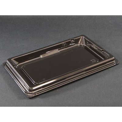 リスパック サラダ容器 バイオカップ キューブ H 08B 黒 PABK562 1袋(50個)（直送品）