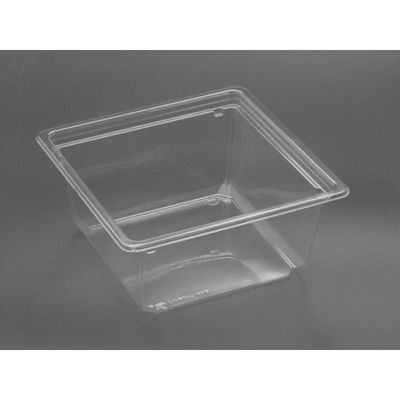 リスパック サラダ容器 バイオカップ キューブ 17-80B PABK406 1ケース(400個(50個×8)（直送品）