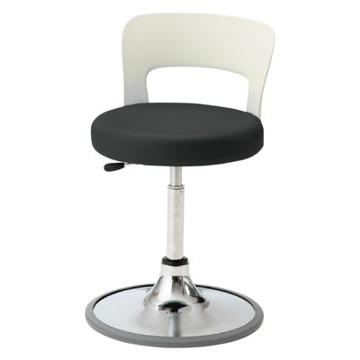 マツヨシ クランケチェア(背付) 25301601 ブラック MY-N3230RB(プロテクターツキ) 1台（直送品）