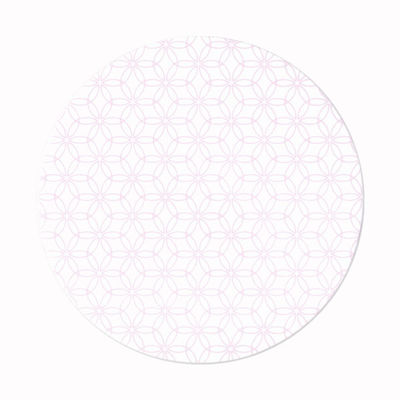 九州紙工 HANAシリーズコースター菫クッション紙丸型(90×90mm 厚み1mm) CO-5 1ケース(5000個(100個×50)（直送品）