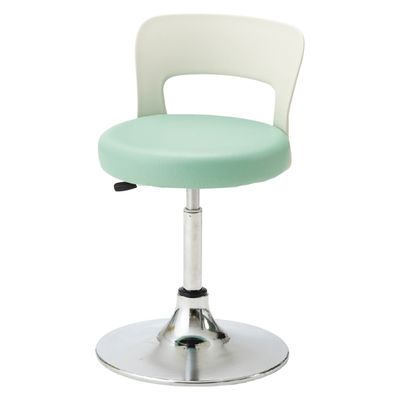松吉医科器械 マツヨシ クランケチェア(背付) 25301600 ミントグリーン MY-N3230R 1台（直送品）