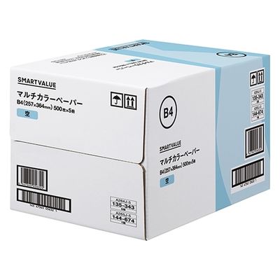 ジョインテックス スマートバリュー カラーペーパーB4 空 2500枚 A265J-5 1箱（直送品）