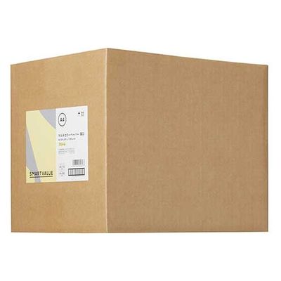 ジョインテックス スマートバリュー カラーペーパー厚口A4 CREAM2000枚 A271J-2 1箱（直送品）