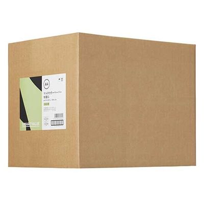 ジョインテックス スマートバリュー カラーペーパー特厚口A4 鶯 1500枚 A281J-3 1箱（直送品）