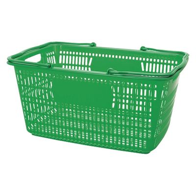 ジョインテックス スマートバリュー ショップかご 30L緑10個 B264J-GR10 1箱（直送品）