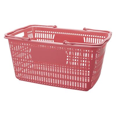 ジョインテックス スマートバリュー ショップかご 30Lピンク10個 B264J-PK10 1箱（直送品）