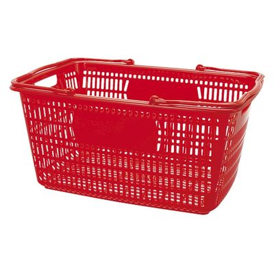 ジョインテックス スマートバリュー ショップかご 30L赤10個 B264J-RE10 1箱（直送品）