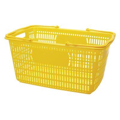 ジョインテックス スマートバリュー ショップかご 30L黄10個 B264J-YE10 1箱（直送品）
