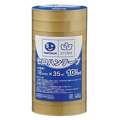 ジョインテックス スマートバリュー セロハンテープ18mm×35m 200巻B639J-200 B639J-200 1箱（直送品）