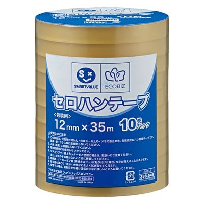 ジョインテックス スマートバリュー セロハンテープ12mm×35m 300巻B637J-300 B637J-300 1箱（直送品）