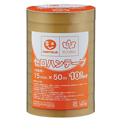 ジョインテックス スマートバリュー セロハンテープ15mm×50m 200巻B641J-200 B641J-200 1箱（直送品）