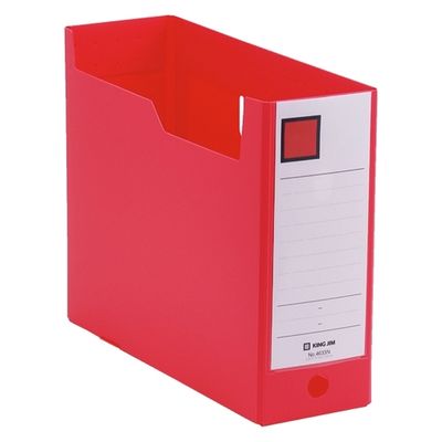 キングジム GボックスPP 4633N A4E 赤 4633Nアカ 1セット(5個)（直送品）