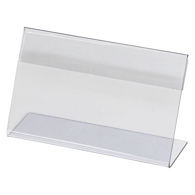 日本医理器材 名札立(L型) 23687804 70X110MM(トウメイ) 1セット(10入)（直送品）